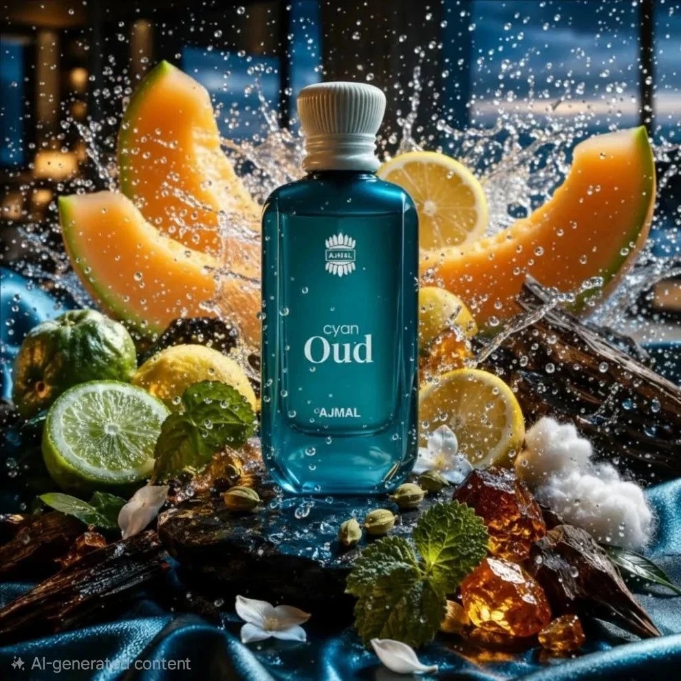Cyan Oud Ajmal for women and men - Image 2