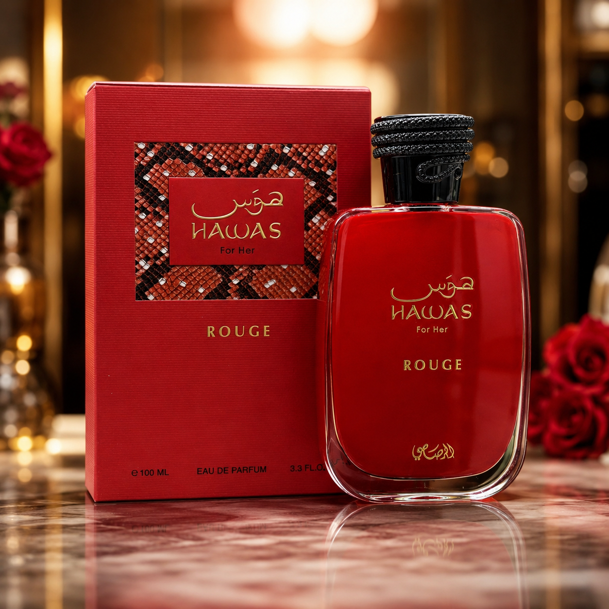 Rasasi Hawas Rouge for Women - Image 2